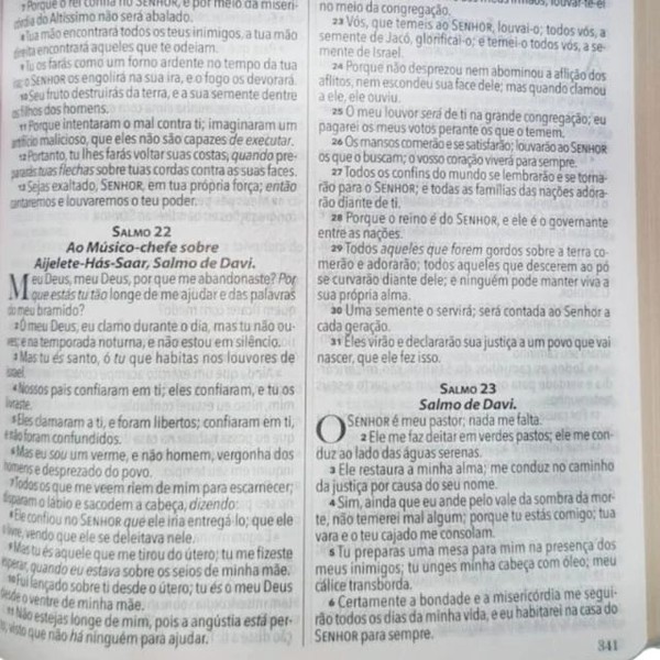 Foto Bíblia King James 1611 - Ultrafina Ampliada - Capa Marrom e Preta