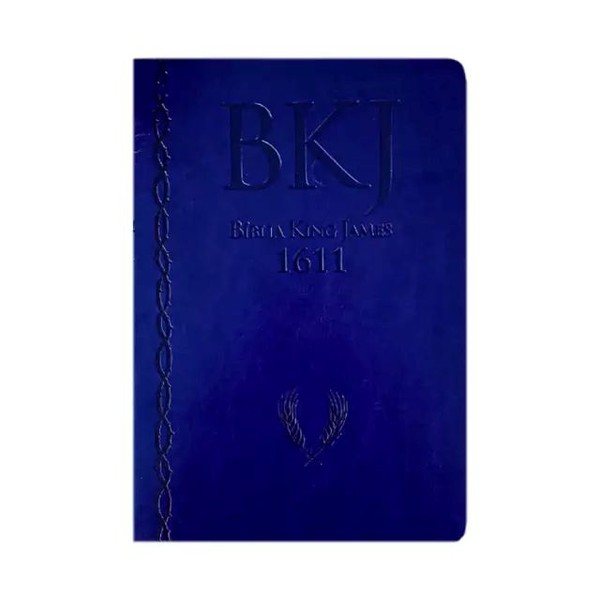 Foto Bíblia King James 1611 - Ultrafina Ampliada - Capa Azul