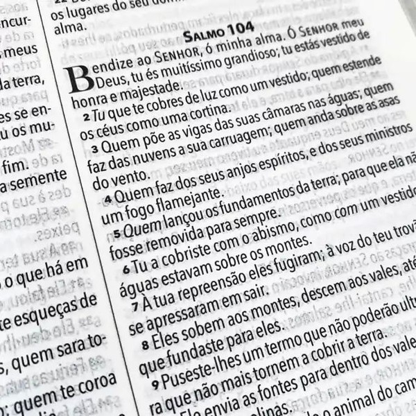 Foto Bíblia King James 1611 - Ultrafina Ampliada - Capa Azul