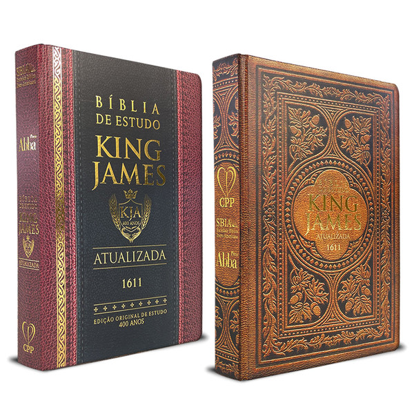 Foto Kit Bíblias de Estudo King James Atualizada | Hipergigante | Full Collor | Capa Dura