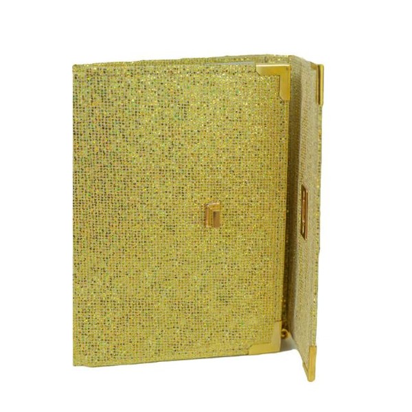 Foto Bíblia ARC Bolsa Com Alça Glitter Ouro