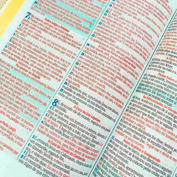 Foto Bíblia ARC Bolsa Com Alça Glitter Ouro