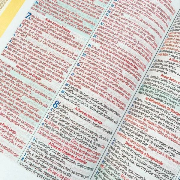 Foto Bíblia ARC Bolsa Com Alça Dourada Brilhante