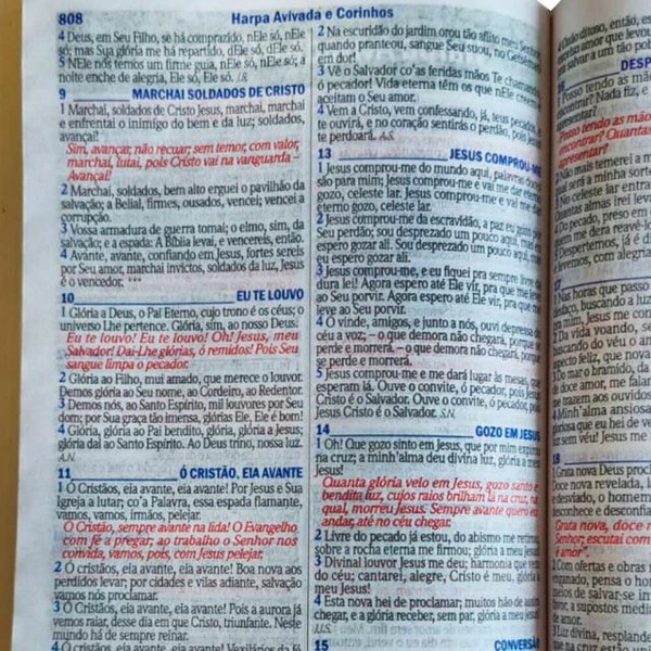 Foto Bíblia ARC Bolsa Com Alça Preta Brilhante