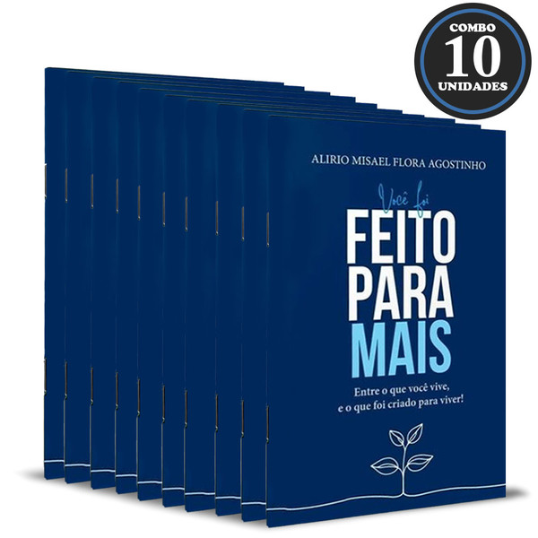 Foto Combo 10 Livretos | Você foi feito para Mais | Alirio Misael Flora Agostinho