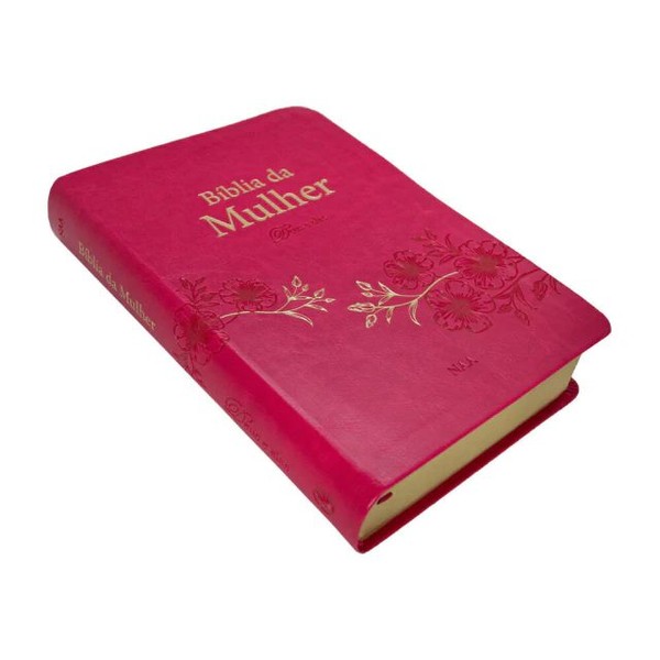 Foto Biblia da Mulher NAA | Deus e elas | Capa Luxo Rosa
