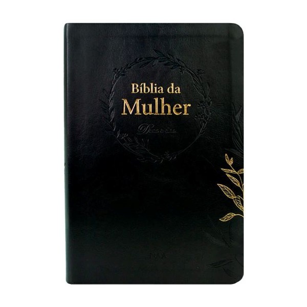 Foto Biblia da Mulher NAA | Deus e elas | Capa Luxo Preta