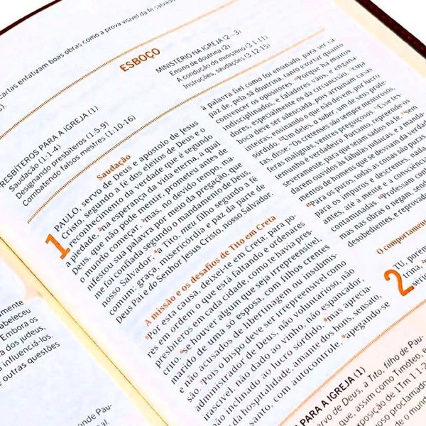 Foto Bíblia de Estudo BJK | Notas, Comentários e Recursos de Harold Willmington | Capa Luxo Marrom