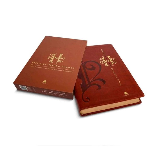 Foto Bíblia de Estudo BJK | Notas, Comentários e Recursos de Harold Willmington | Capa Luxo Marrom