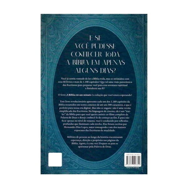 Foto A Bíblia Em 1 Minuto | Hernandes Dias Lopes