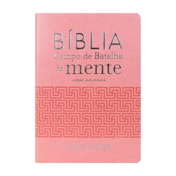 Foto Bíblia Campo de Batalha da Mente | Versão Amplificada Capa Rosa