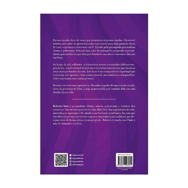 Foto Devocional Saradas para Sarar | Porções diárias de Cura