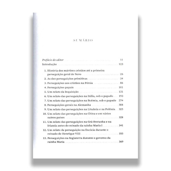 Foto O Livro dos Mártires | John Foxe