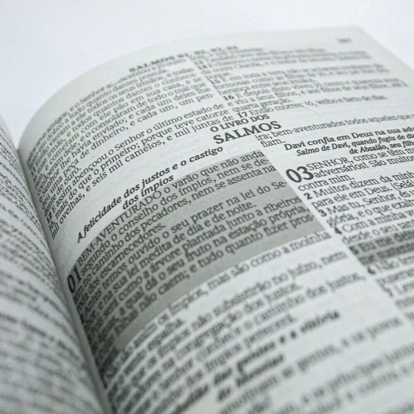 Foto Bíblia ARC PJV Letra Gigante Com Harpa Avivada E Corinhos | Capa Carteira Marrom