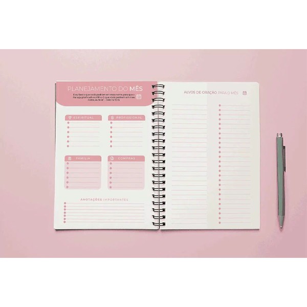 Foto Planner Da Mulher - Meu Propósito | Capa Degradê