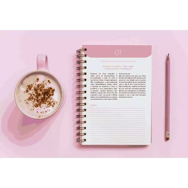 Foto Planner Da Mulher - Meu Propósito | Capa Degradê