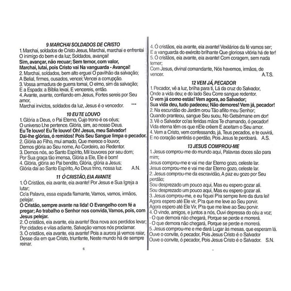 Foto Harpa | Letra Gigante Capa Brochura Preta Clássica