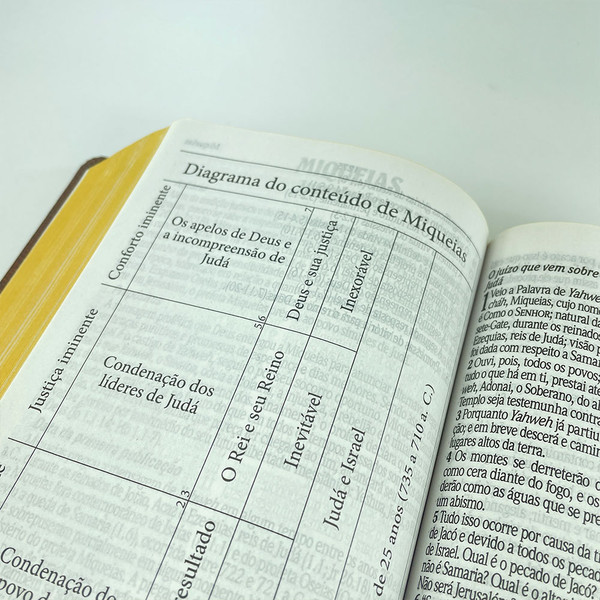 Foto Bíblia de Estudo King James Atualizada | Hipergigante | Capa Dura Vintage