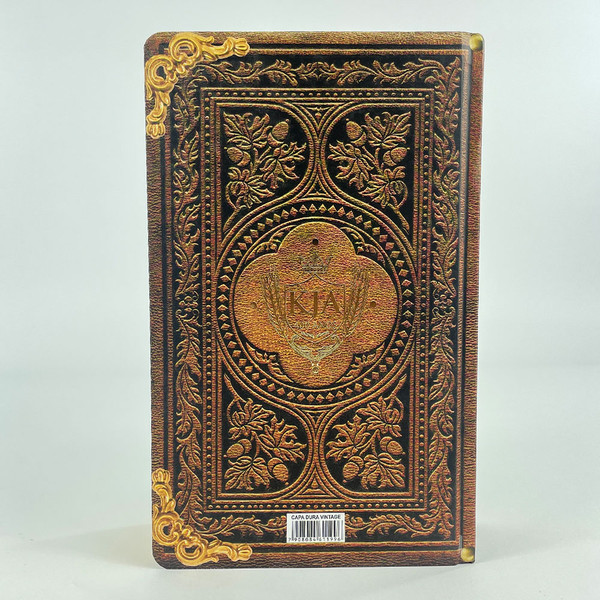 Foto Bíblia de Estudo King James Atualizada | Hipergigante | Capa Dura Vintage