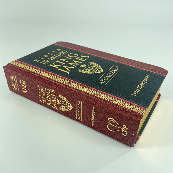 Foto Bíblia de Estudo King James Atualizada | Hipergigante | Capa Dura Tradicional