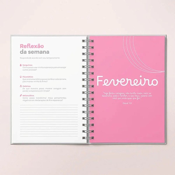 Foto Planner Devocional Dos 4 Temperamentos | Capa Dura Laços