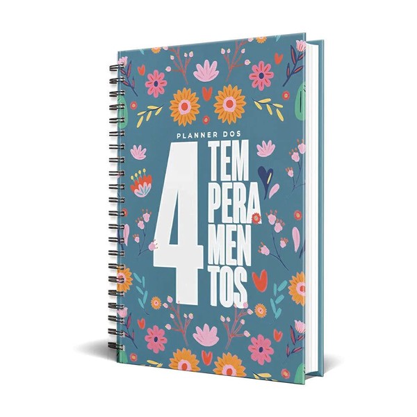 Foto Planner Devocional Dos 4 Temperamentos | Capa Dura Flores
