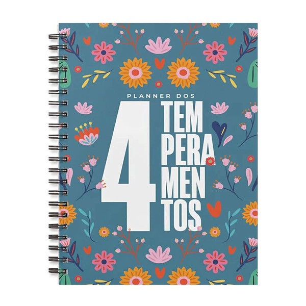 Foto Planner Devocional Dos 4 Temperamentos | Capa Dura Flores