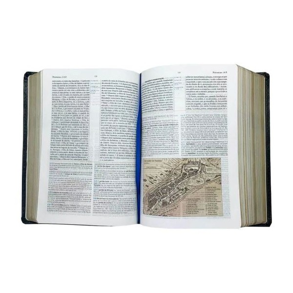 Foto Bíblia de Estudo King James 1611 com Estudo Holman | 6º Edição | Marrom com Preto