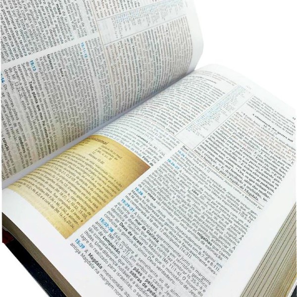 Foto Bíblia de Estudo King James 1611 com Estudo Holman | 6º Edição | Marrom com Preto