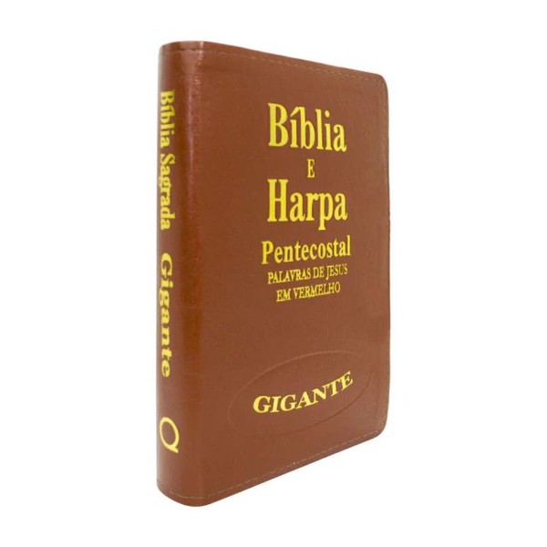 Foto Bíblia RC Letra Gigante - Harpa Avivada e Corinhos | Capa Luxo Veneza Whisk