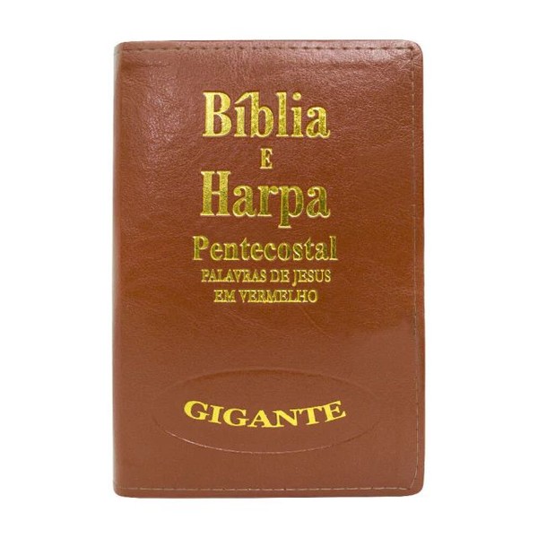 Foto Bíblia RC Letra Gigante - Harpa Avivada e Corinhos | Capa Luxo Veneza Whisk
