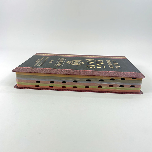 Foto Bíblia de Estudo King James Atualizada | Letra Grande | Full Collor | Índice Lateral | Capa Dura Tradicional