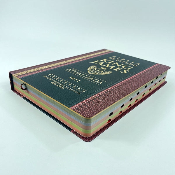 Foto Bíblia de Estudo King James Atualizada | Letra Grande | Full Collor | Índice Lateral | Capa Dura Tradicional