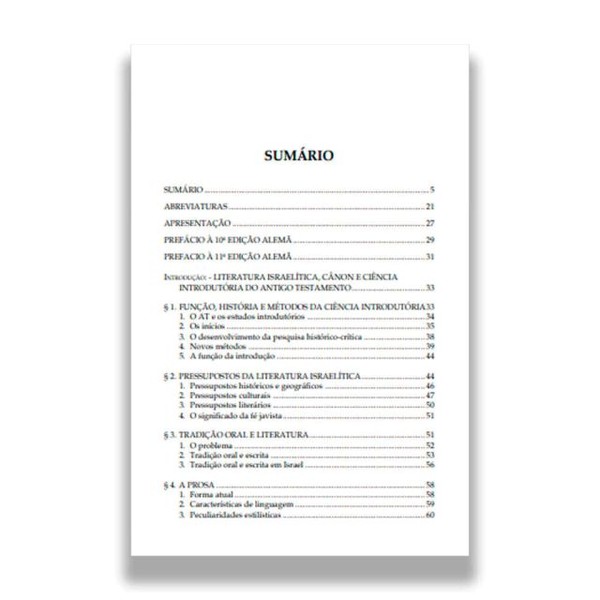 Foto Introdução ao Antigo Testamento | E. Sellin e G. Fohrer