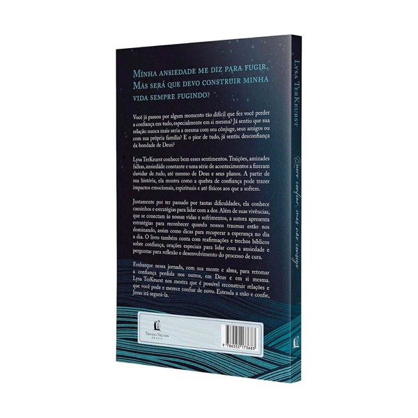 Foto Livro Quero Confiar, Mas Não Consigo | Lysa TerKeurst