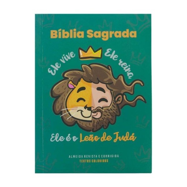 Foto Bíblia Evangelismo ARC - Capa Leão de Judá