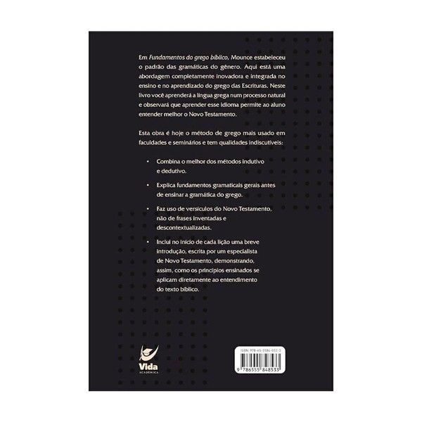 Foto Livro Fundamentos Do Grego Bíblico | William D. Mounce