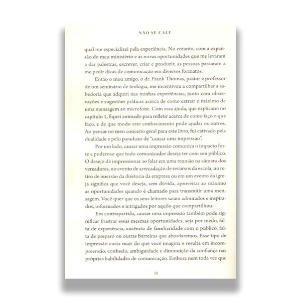Foto Livro Não Se Cale | T.D. Jakes