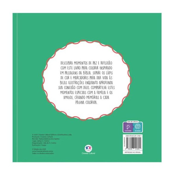 Foto Livro Infantil Para Colorir Cozy and Biblical | Com 4 Canetinhas
