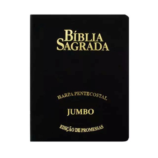 Foto Bíblia Sagrada RC Letra Jumbo Edição De Promessas | Capa Zíper Preta