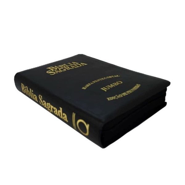 Foto Bíblia Sagrada RC Letra Jumbo Edição De Promessas | Capa Zíper Preta