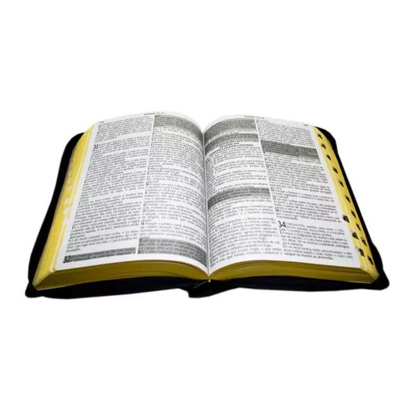 Foto Bíblia Sagrada RC Letra Jumbo Edição De Promessas | Capa Zíper Preta