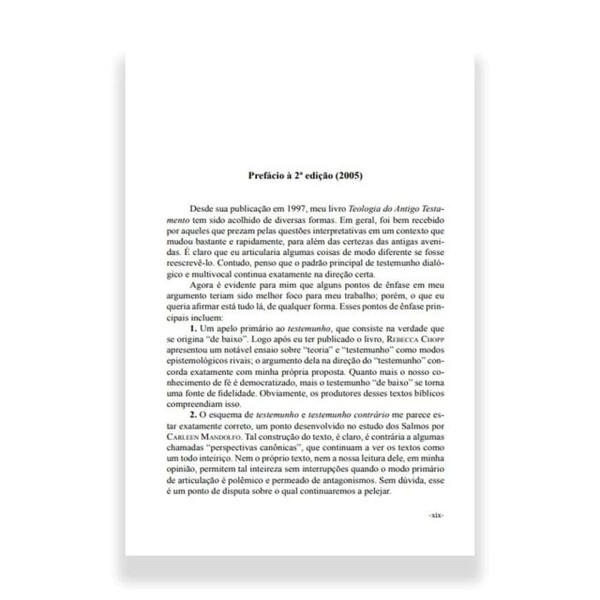 Foto Teologia Do Antigo Testamento | Walter Brueggemann