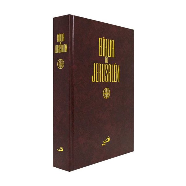 Foto Bíblia De Jerusalém Para Púlpito Encadernada | Capa Dura Vinho
