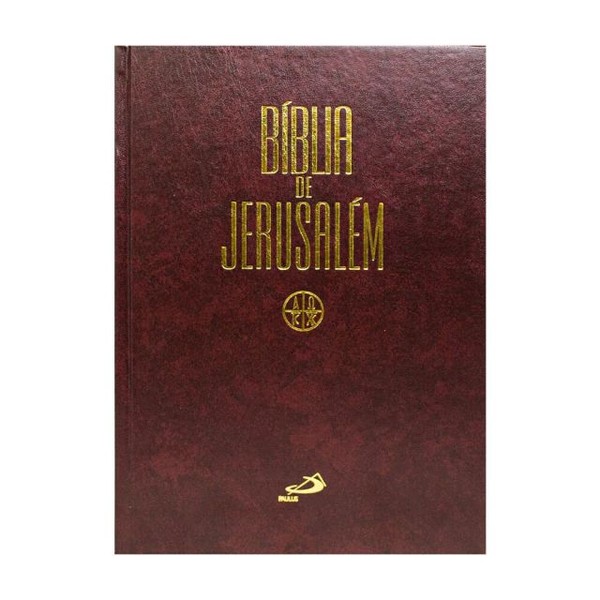Foto Bíblia De Jerusalém Para Púlpito Encadernada | Capa Dura Vinho