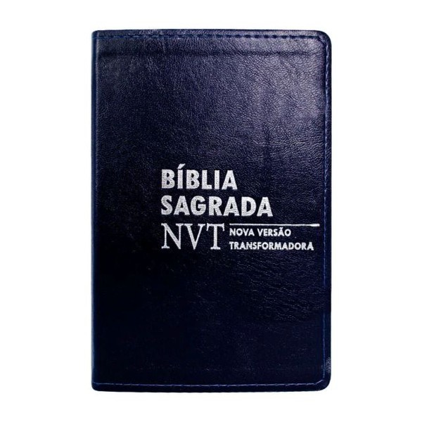 Foto Bíblia Sagrada NVT | Capa Luxo Azul