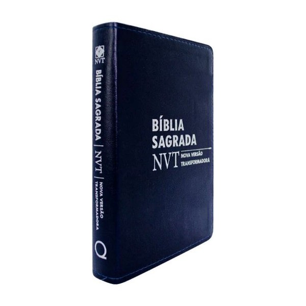 Foto Bíblia Sagrada NVT | Capa Luxo Azul