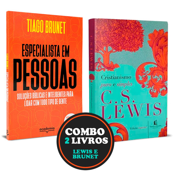 Foto Combo 2 Livros  | Cristianismo puro e simples + Especialista em Pessoas