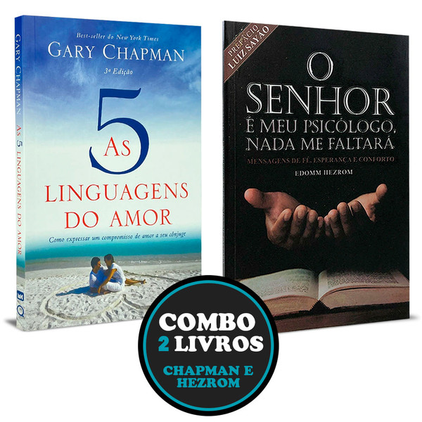 Foto Combo 2 Livros | As 5 linguagens do amor + O Senhor é meu Psicólogo e nada me faltará
