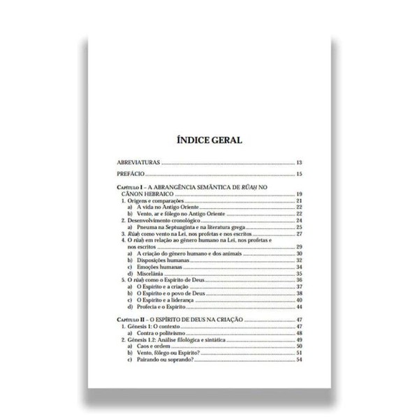 Foto Teologia do Espírito de Deus no Antigo Testamento - Wilf Hildebrandt
